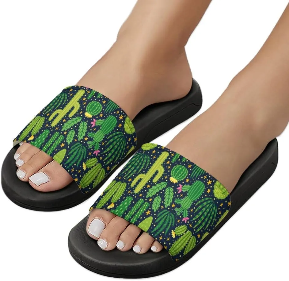 Unisex Slides for Women Men, Comfortable Slippers Slides, Non-slip Shower Shoes House Fashion Thick for Indoor & Outdoor（24061803）