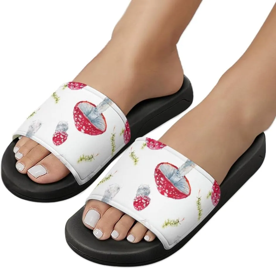 Unisex Slides for Women Men, Comfortable Slippers Slides, Non-slip Shower Shoes House Fashion Thick for Indoor & Outdoor（24061803）