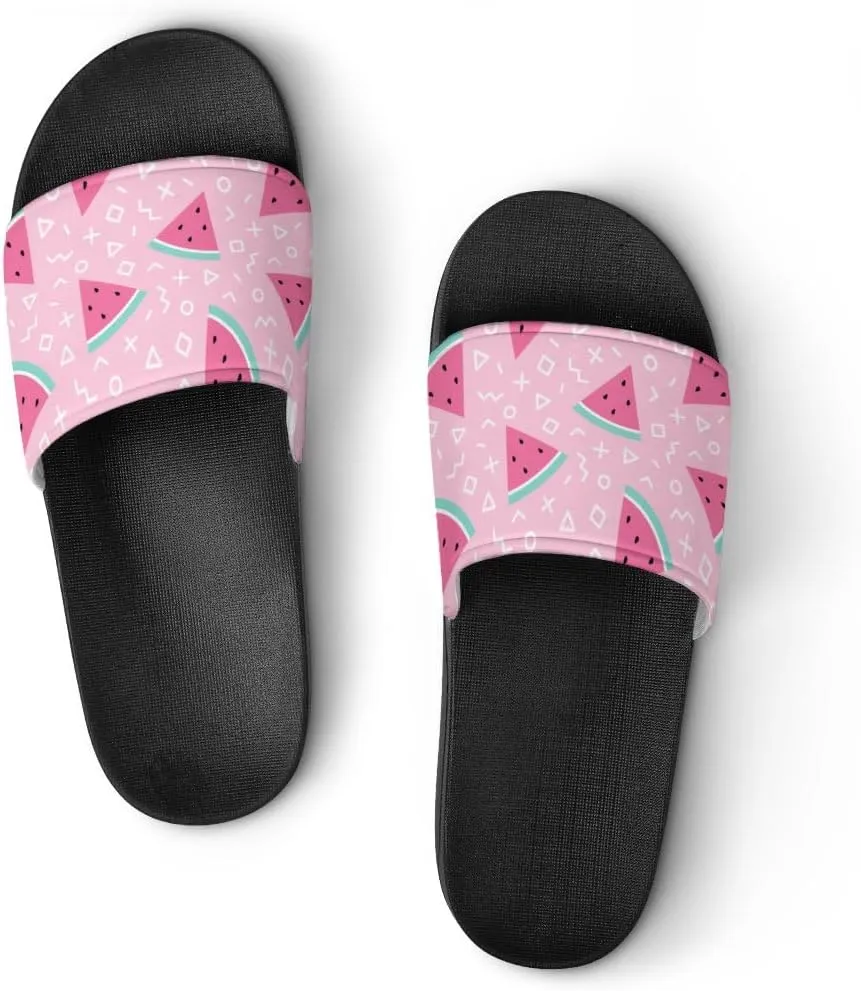 Unisex Slides for Women Men, Comfortable Slippers Slides, Non-slip Shower Shoes House Fashion Thick for Indoor & Outdoor（24061803）