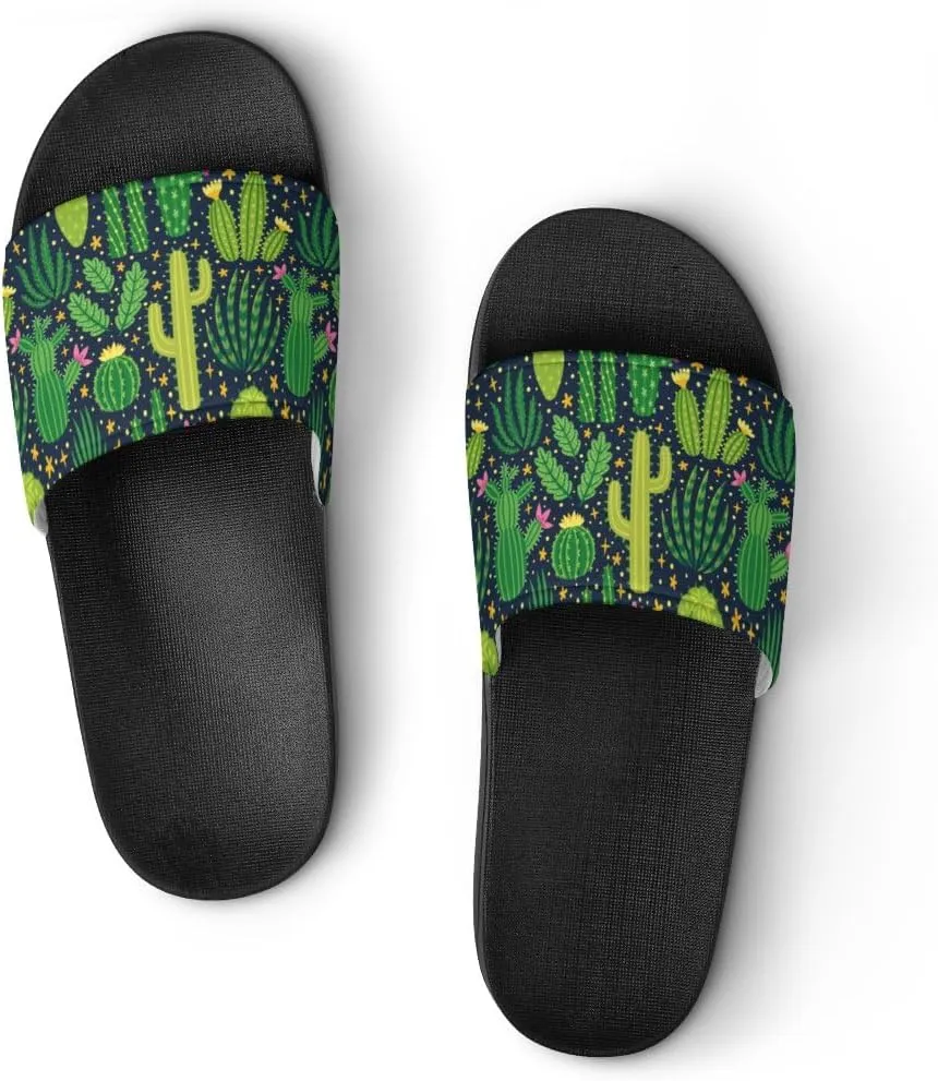 Unisex Slides for Women Men, Comfortable Slippers Slides, Non-slip Shower Shoes House Fashion Thick for Indoor & Outdoor（24061803）
