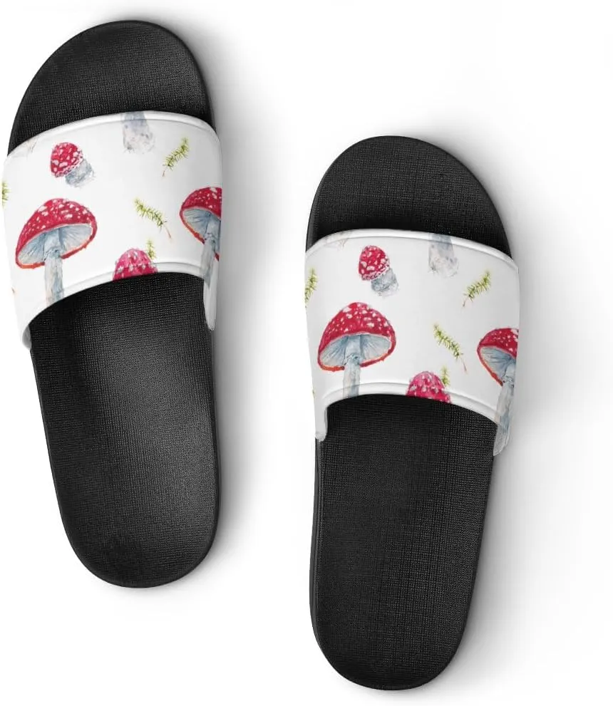 Unisex Slides for Women Men, Comfortable Slippers Slides, Non-slip Shower Shoes House Fashion Thick for Indoor & Outdoor（24061803）
