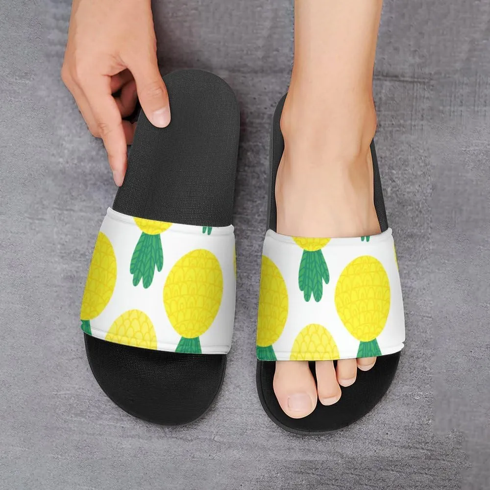 Unisex Slides for Women Men, Comfortable Slippers Slides, Non-slip Shower Shoes House Fashion Thick for Indoor & Outdoor（24062701）