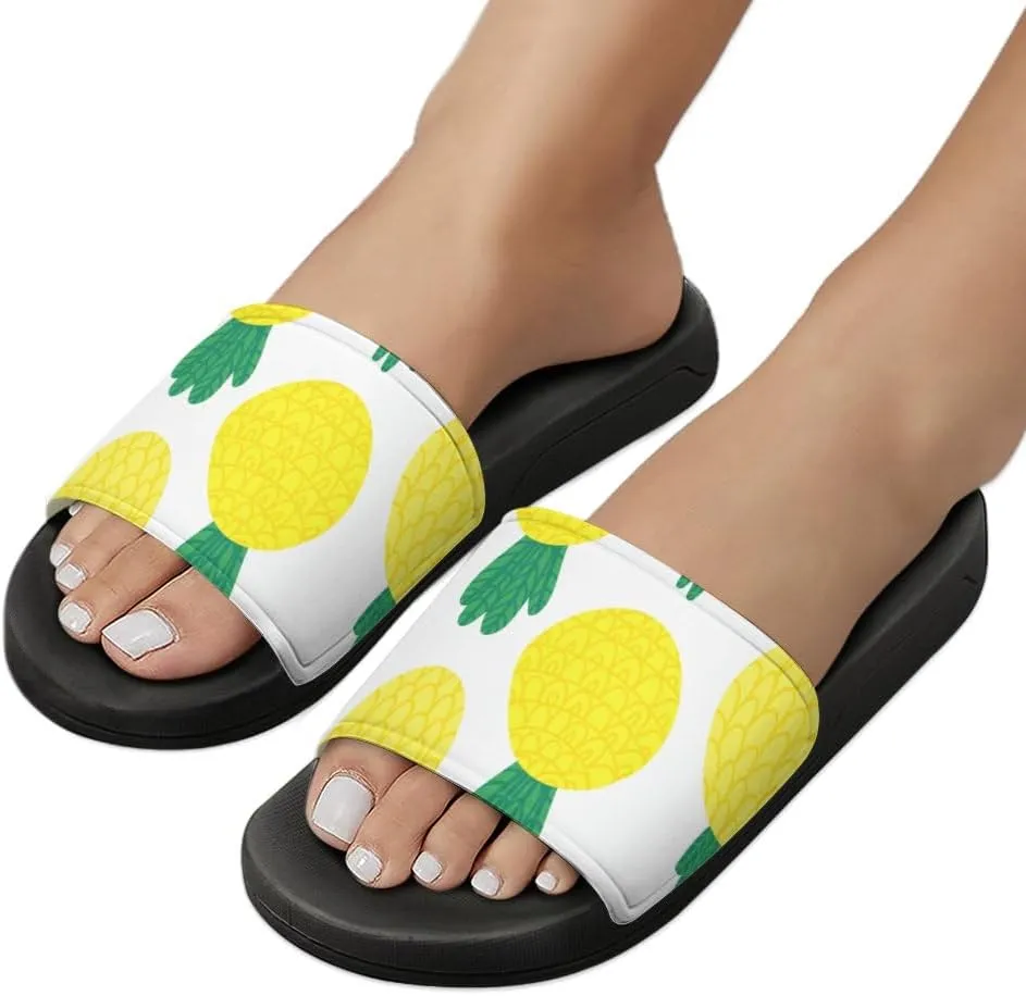 Unisex Slides for Women Men, Comfortable Slippers Slides, Non-slip Shower Shoes House Fashion Thick for Indoor & Outdoor（24062701）