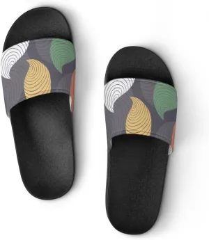 Unisex Slides for Women Men, Comfortable Slippers Slides, Non-slip Shower Shoes House Fashion Thick for Indoor & Outdoor（24062701）