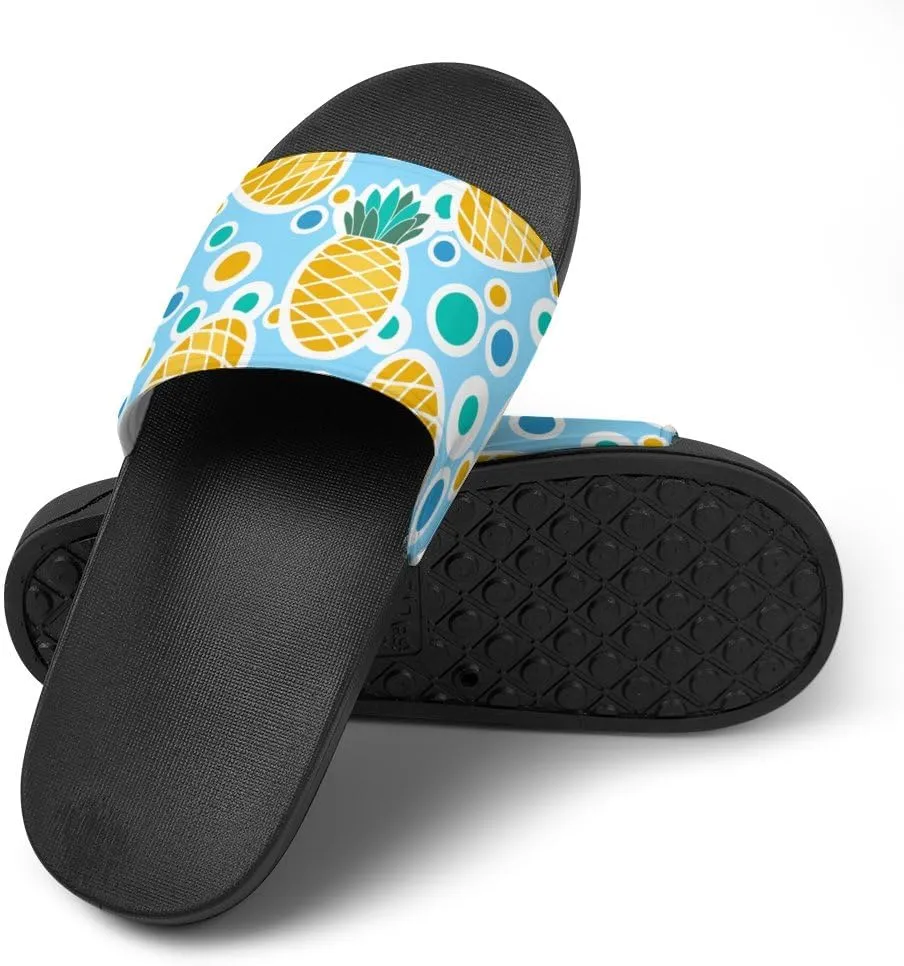 Unisex Slides for Women Men, Comfortable Slippers Slides, Non-slip Shower Shoes House Fashion Thick for Indoor & Outdoor（24062701）