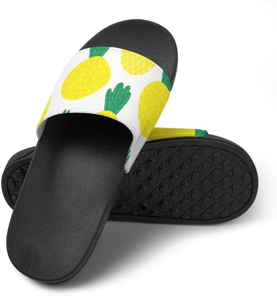 Unisex Slides for Women Men, Comfortable Slippers Slides, Non-slip Shower Shoes House Fashion Thick for Indoor & Outdoor（24062701）