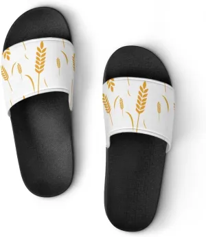 Unisex Slides for Women Men, Comfortable Slippers Slides, Non-slip Shower Shoes House Fashion Thick for Indoor & Outdoor（24080203）