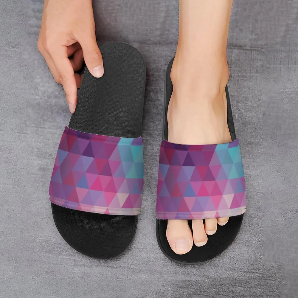 Unisex Slides for Women Men, Comfortable Slippers Slides, Non-slip Shower Shoes House Fashion Thick for Indoor & Outdoor（24080203）