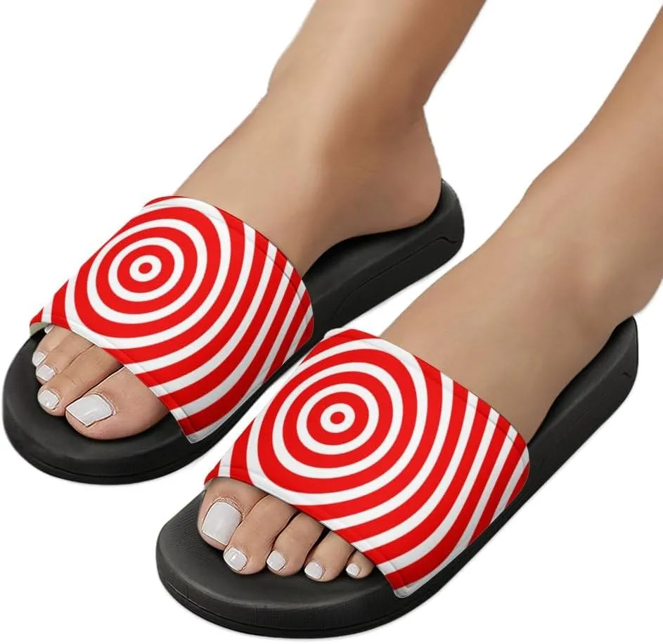 Unisex Slides for Women Men, Comfortable Slippers Slides, Non-slip Shower Shoes House Fashion Thick for Indoor & Outdoor（24080203）