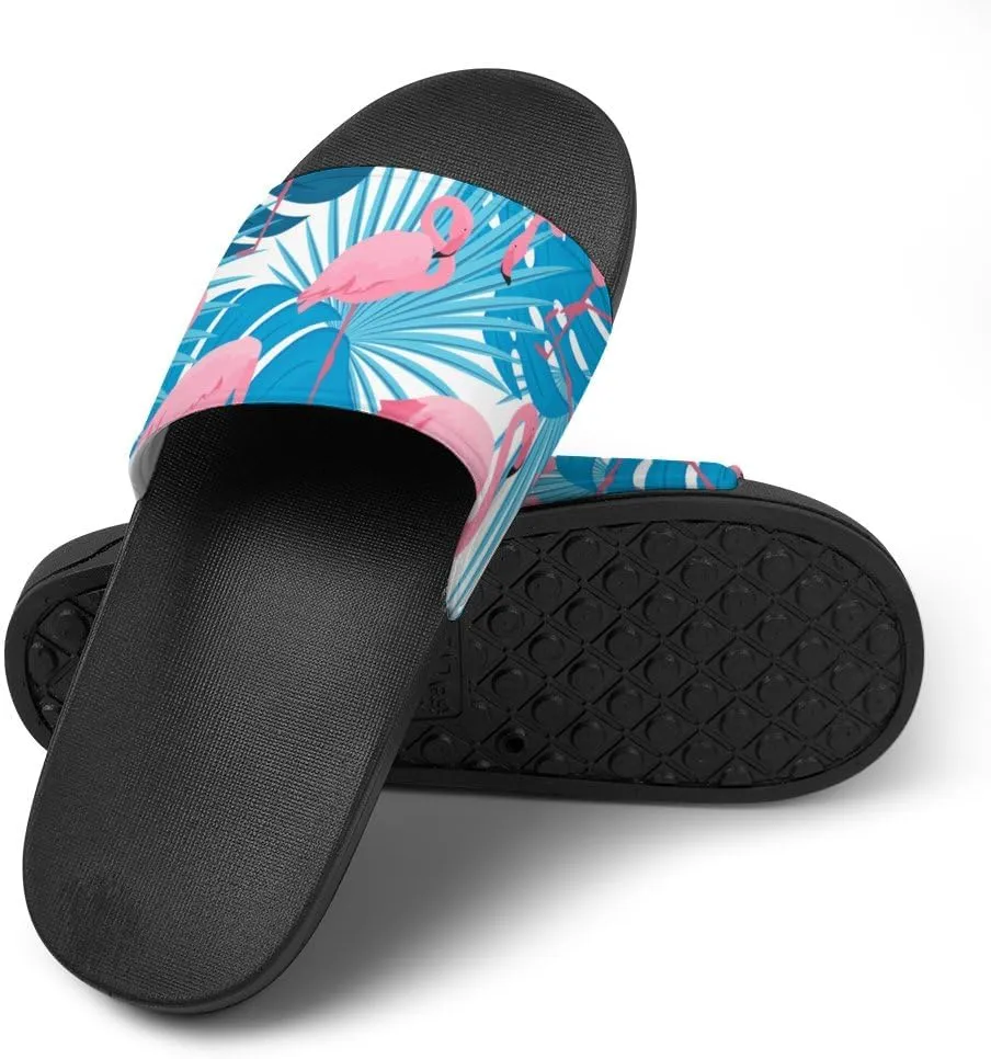Unisex Slides for Women Men, Comfortable Slippers Slides, Non-slip Shower Shoes House Fashion Thick for Indoor & Outdoor（24080203）