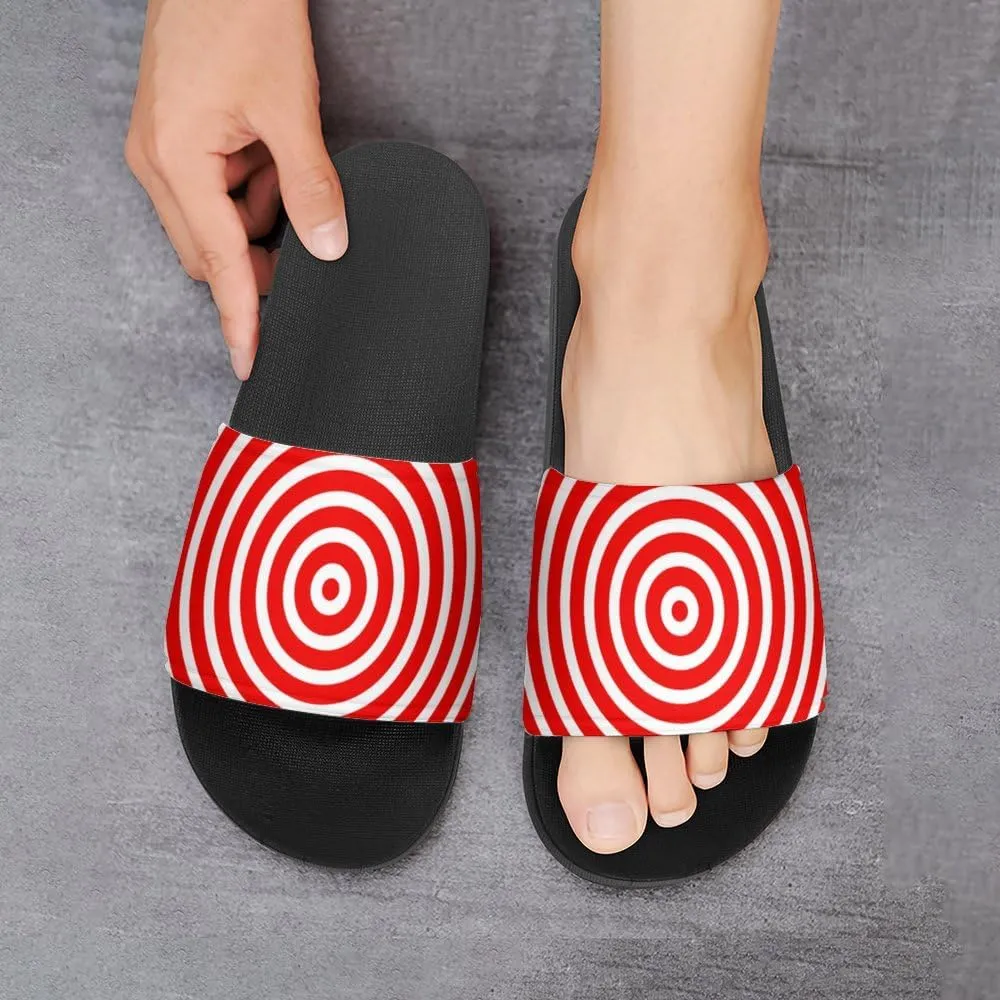 Unisex Slides for Women Men, Comfortable Slippers Slides, Non-slip Shower Shoes House Fashion Thick for Indoor & Outdoor（24080203）