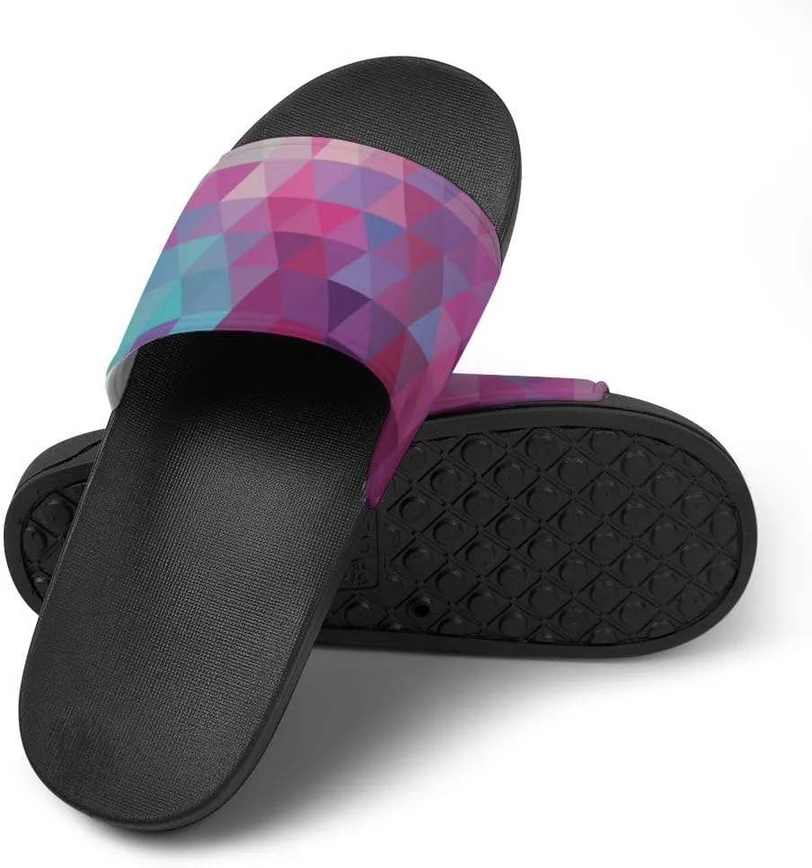 Unisex Slides for Women Men, Comfortable Slippers Slides, Non-slip Shower Shoes House Fashion Thick for Indoor & Outdoor（24080203）