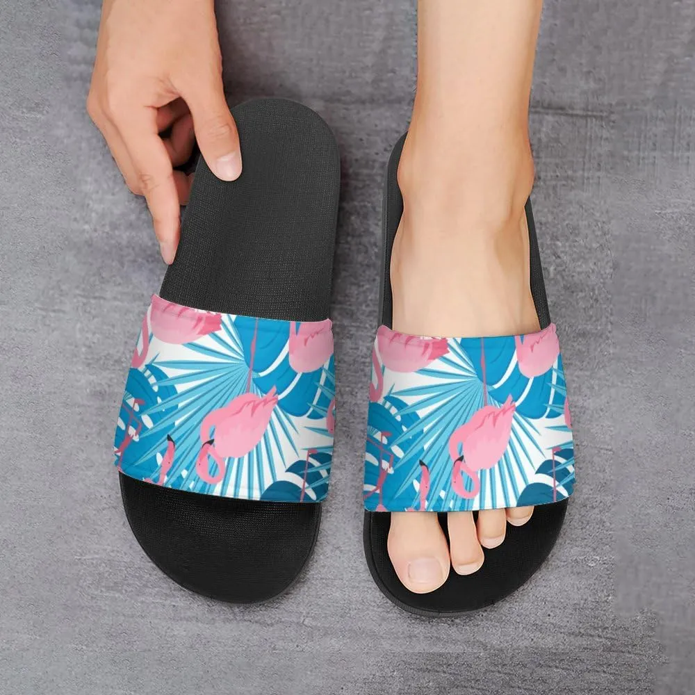 Unisex Slides for Women Men, Comfortable Slippers Slides, Non-slip Shower Shoes House Fashion Thick for Indoor & Outdoor（24080203）