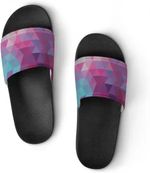 Unisex Slides for Women Men, Comfortable Slippers Slides, Non-slip Shower Shoes House Fashion Thick for Indoor & Outdoor（24080203）