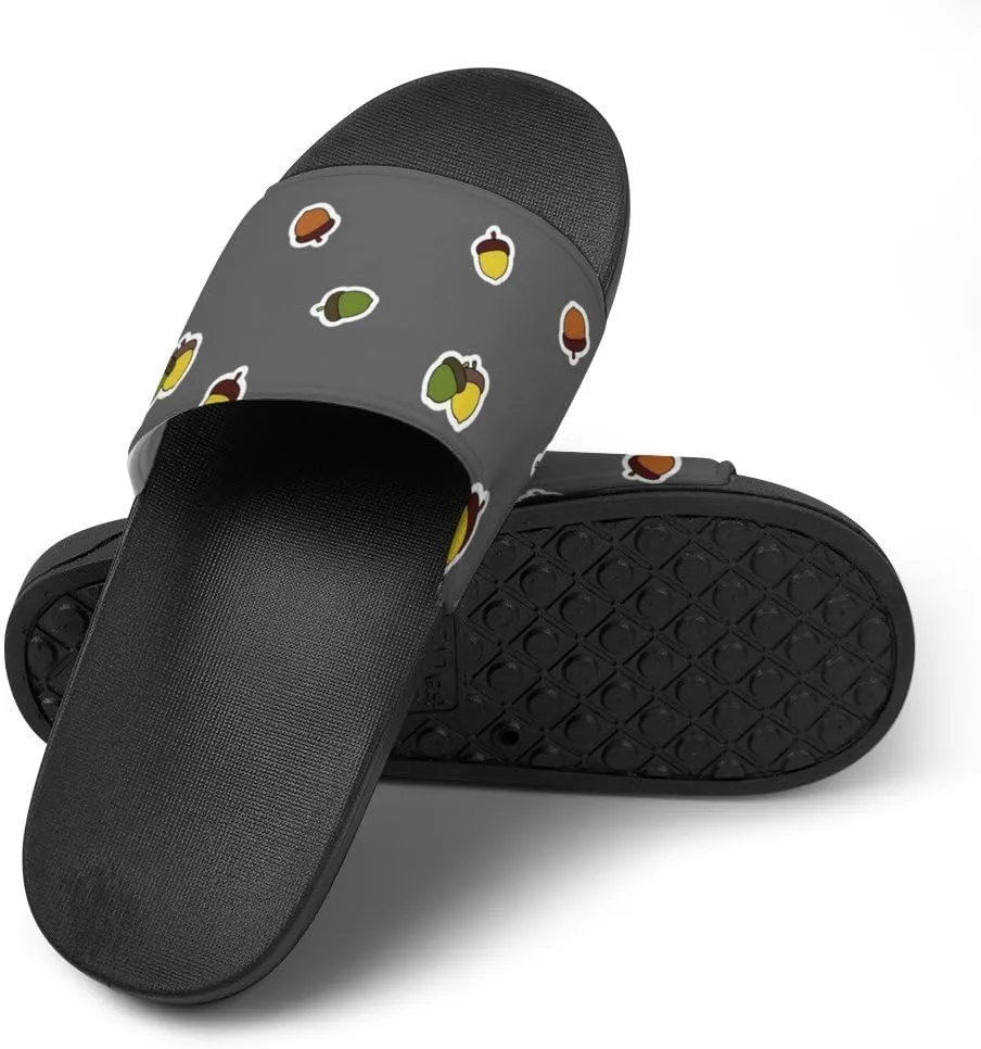 Unisex Slides for Women Men, Comfortable Slippers Slides, Non-slip Shower Shoes House Fashion Thick for Indoor & Outdoor（24082301）
