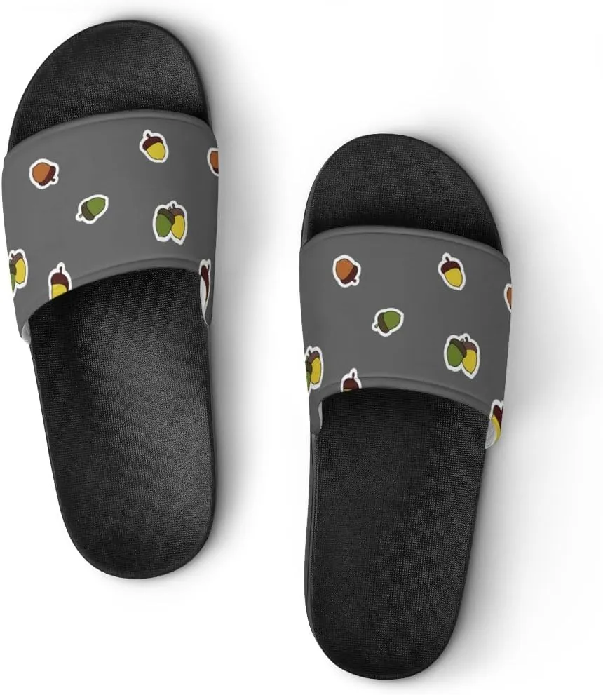 Unisex Slides for Women Men, Comfortable Slippers Slides, Non-slip Shower Shoes House Fashion Thick for Indoor & Outdoor（24082301）