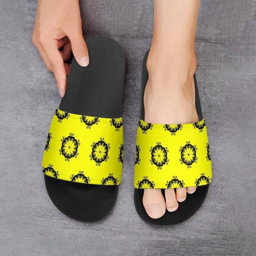 Unisex Slides for Women Men, Comfortable Slippers Slides, Non-slip Shower Shoes House Fashion Thick for Indoor & Outdoor（24082303）