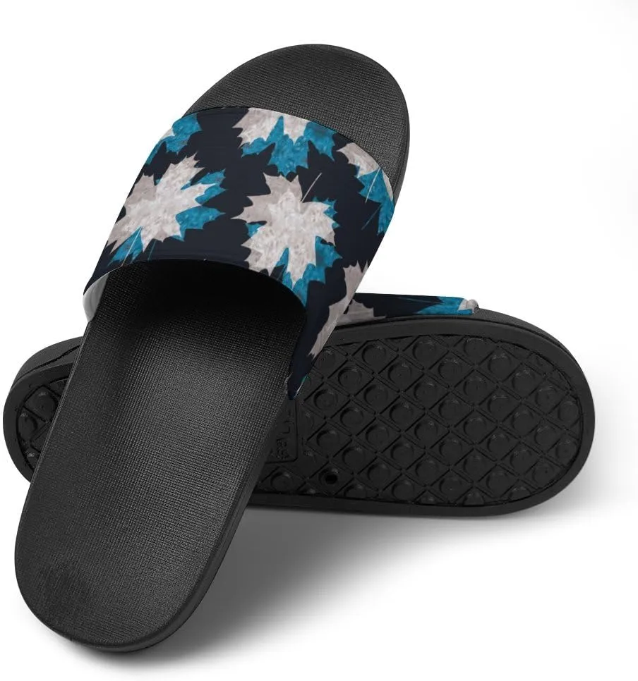 Unisex Slides for Women Men, Comfortable Slippers Slides, Non-slip Shower Shoes House Fashion Thick for Indoor & Outdoor（24082303）