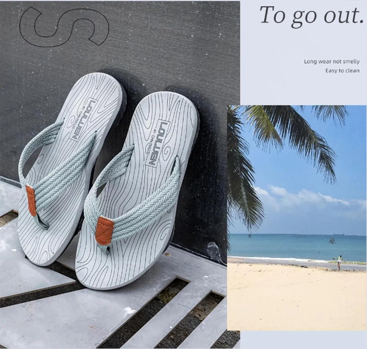 Upgraded Soft and Comfortable Men's Flip Flop Sandals for Summer