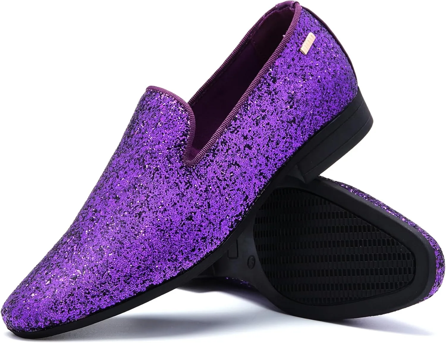 UUBARIS Mens Dress Loafers Tuxedo Suit Slip on Shoes