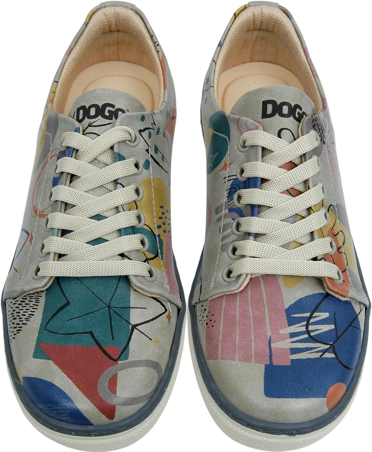 Vegan Leather Sneakers for Women - Handmade and Unique Design Fashion Sneakers for Women