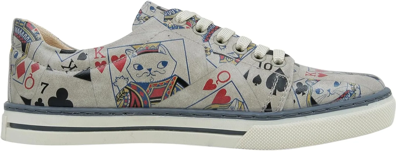 Vegan Leather Sneakers for Women - Handmade and Unique Design Fashion Sneakers for Women