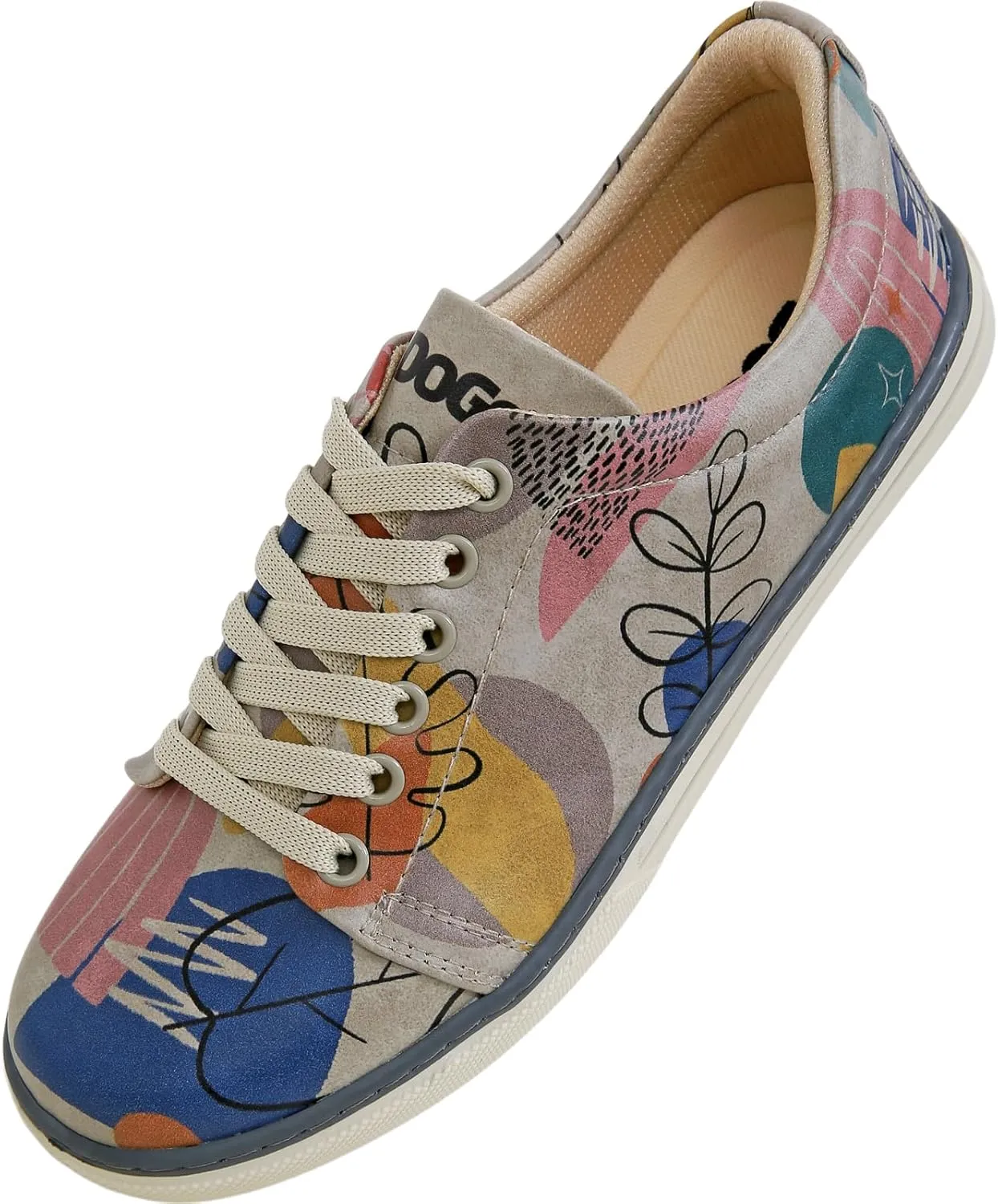 Vegan Leather Sneakers for Women - Handmade and Unique Design Fashion Sneakers for Women