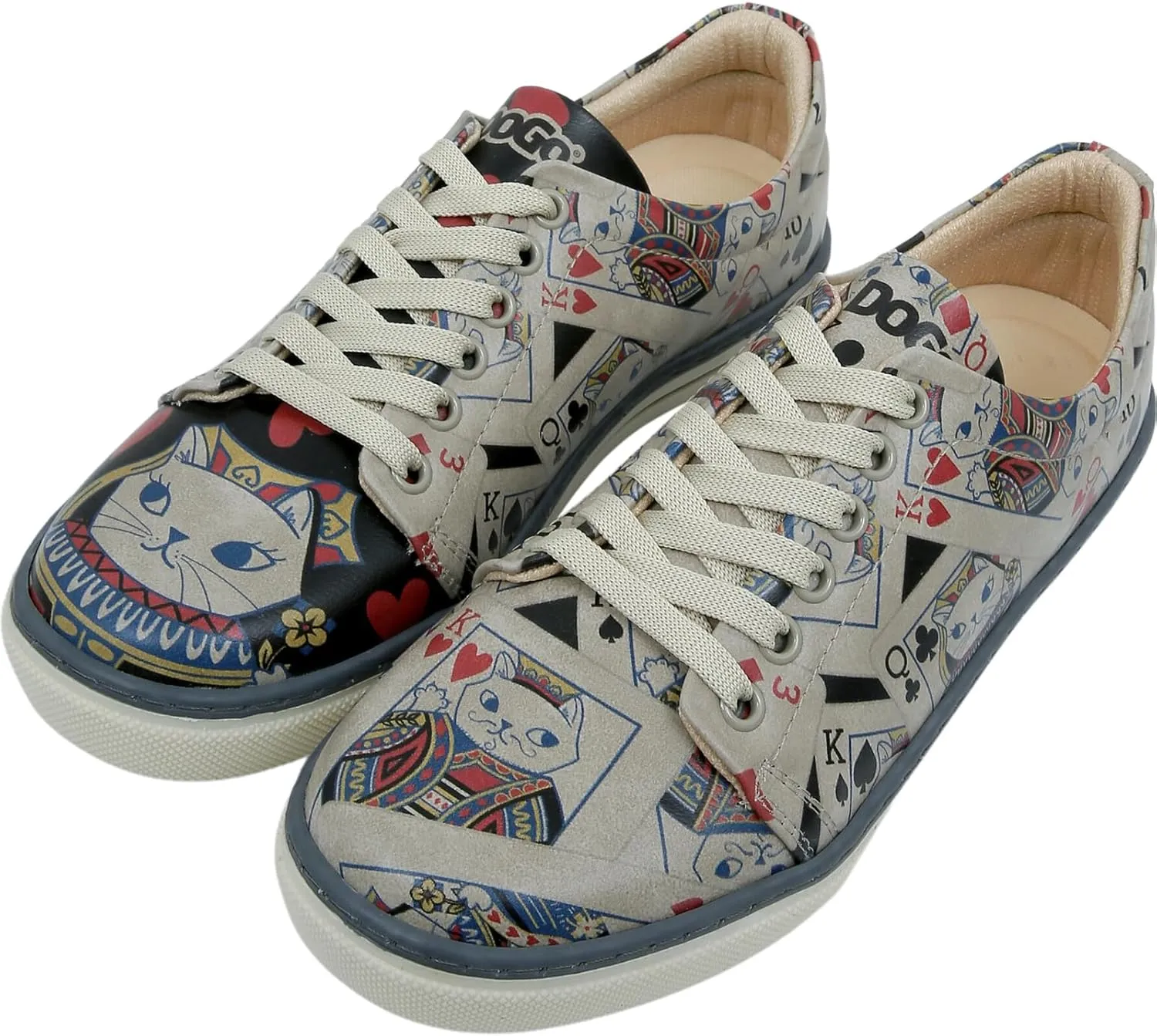 Vegan Leather Sneakers for Women - Handmade and Unique Design Fashion Sneakers for Women