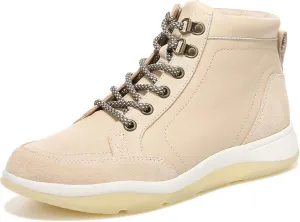 Vionic Women's Momentum Whitley High Top Sneakers- Supporting Leather Ankle Water Repellent Shoes That Include Three-Zone Comfort with Orthotic Insole Arch Support, Medium Fit Sizes 5-11