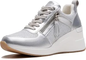 Viscozzy High Heel Wedge Sneakers for Women