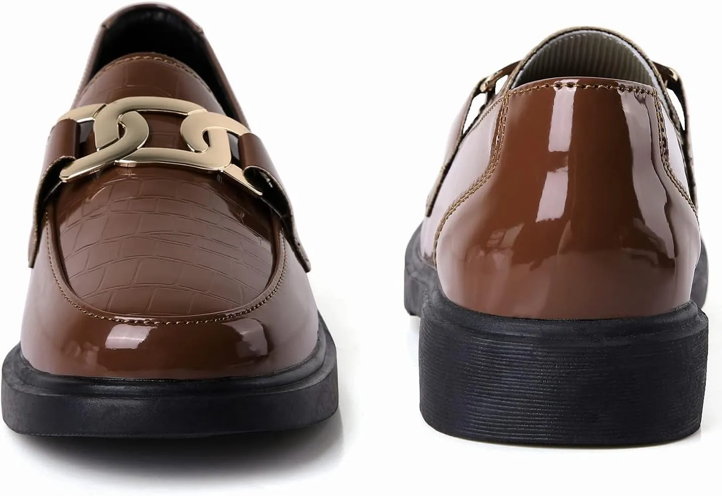 VOCNTVY Loafers for Women Slip On Comfort Business Work Shoes