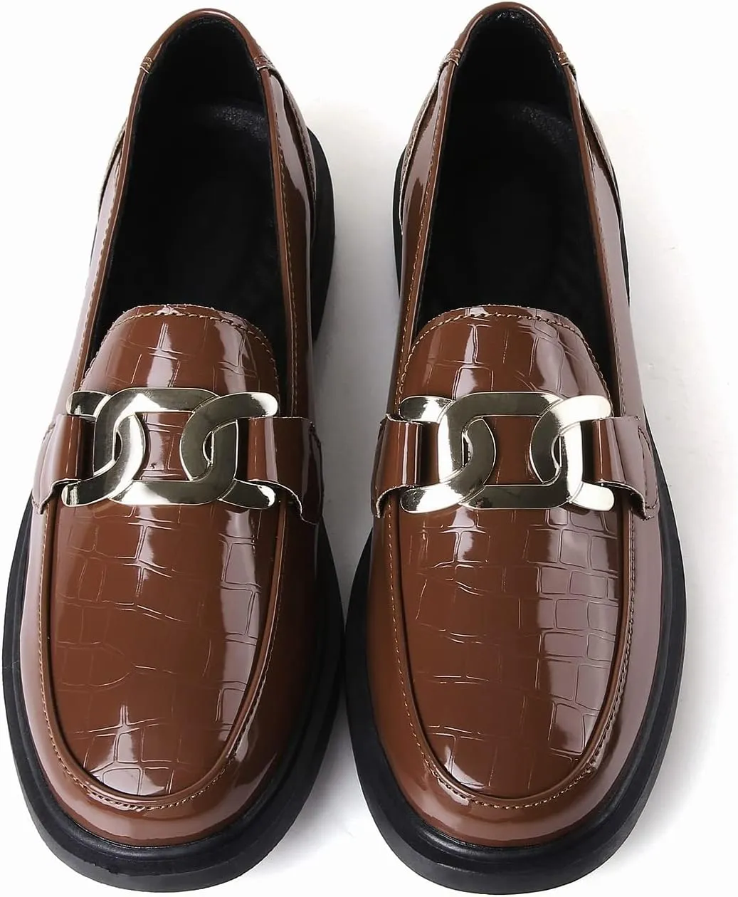 VOCNTVY Loafers for Women Slip On Comfort Business Work Shoes