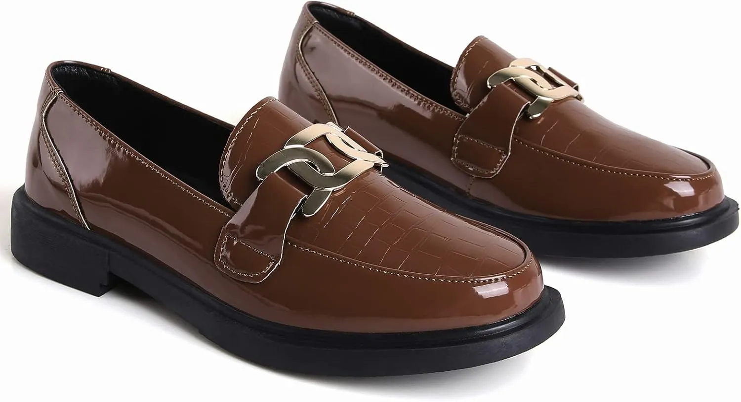 VOCNTVY Loafers for Women Slip On Comfort Business Work Shoes