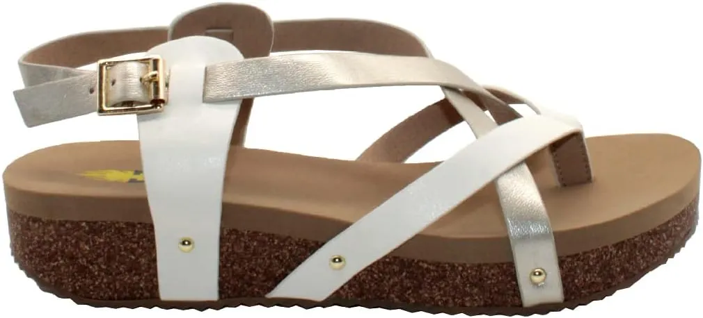 VOLATILE Women's Engie Multi Strap Thong Sandal