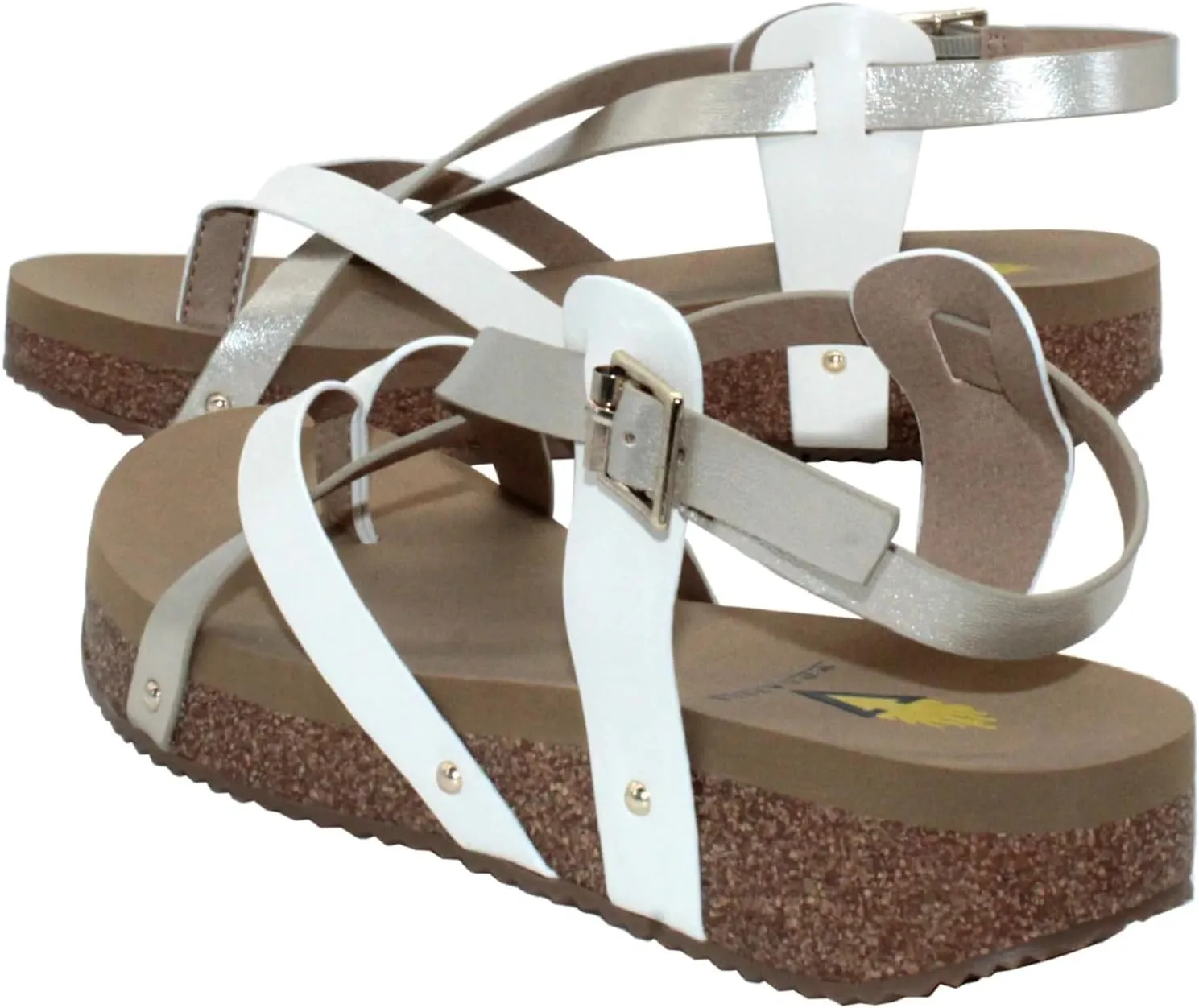 VOLATILE Women's Engie Multi Strap Thong Sandal