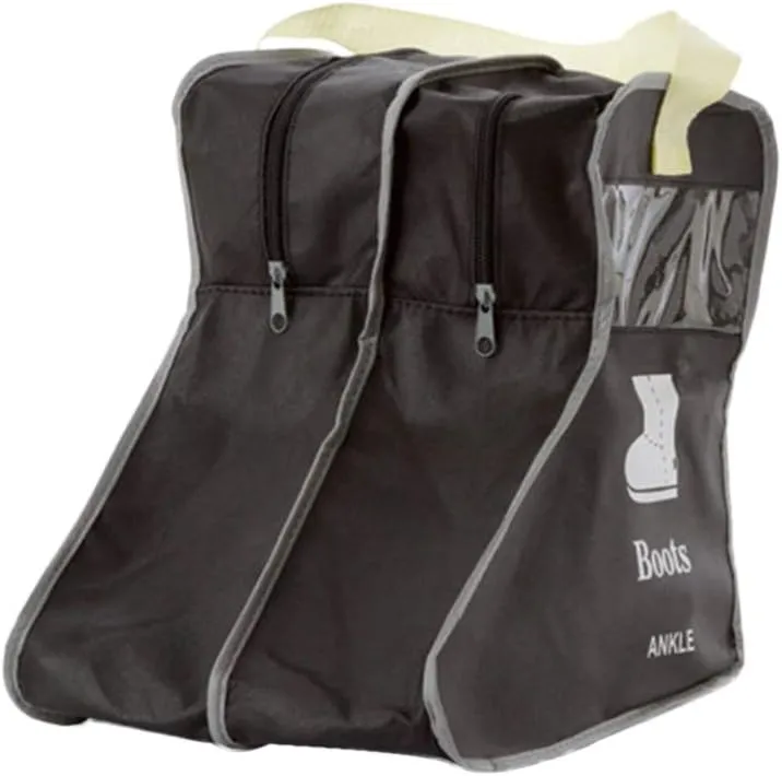 VORCOOL Boots Shoe Bag Travel Organizer Storage Cube - Portable Waterproof Shoe Bags Dust Cover Protector - Size S (Black)