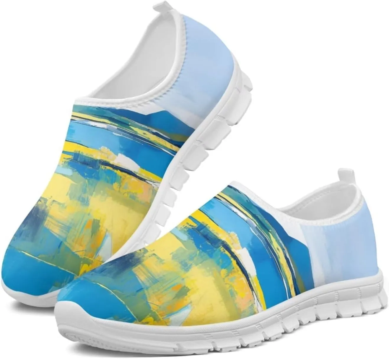 Walking Sneakers for Women Casual Slip On Shoes
