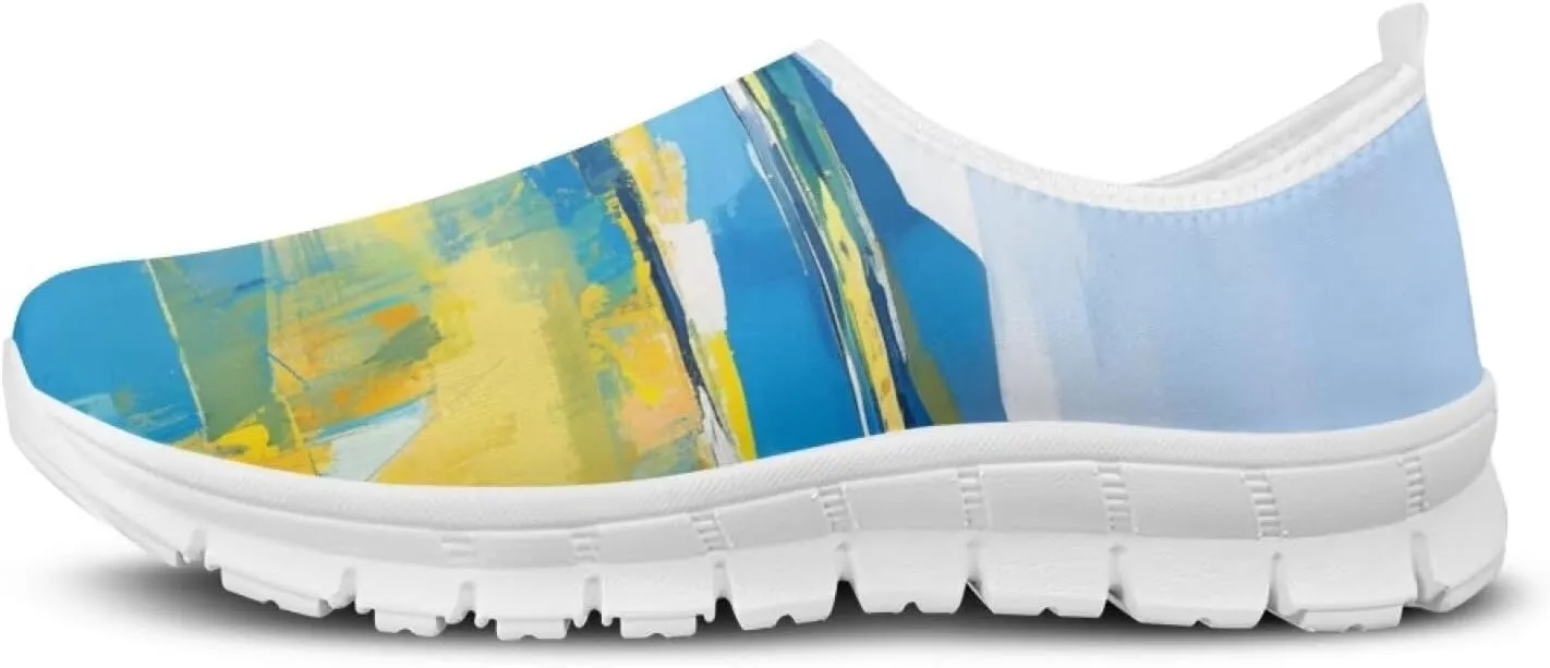 Walking Sneakers for Women Casual Slip On Shoes