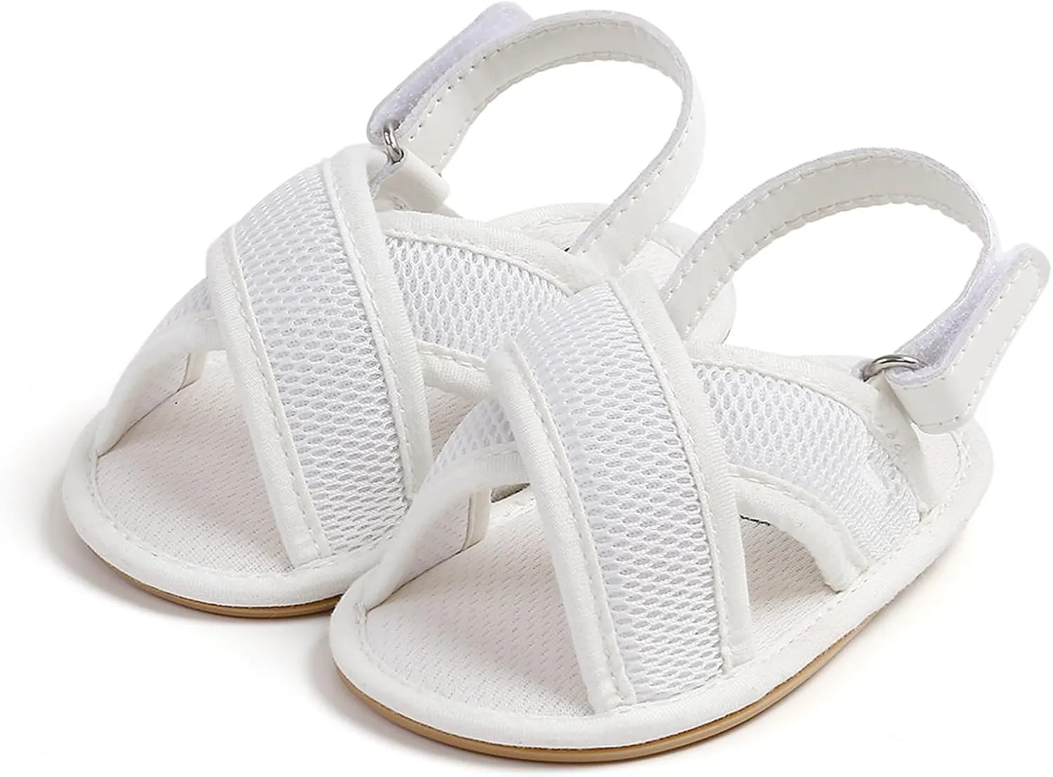 WILLFUN Baby Boys Girls Summer Sandals Closed-Toe Infant Soft Rubber Sole Outdoor Shoes for Toddler First Walkers