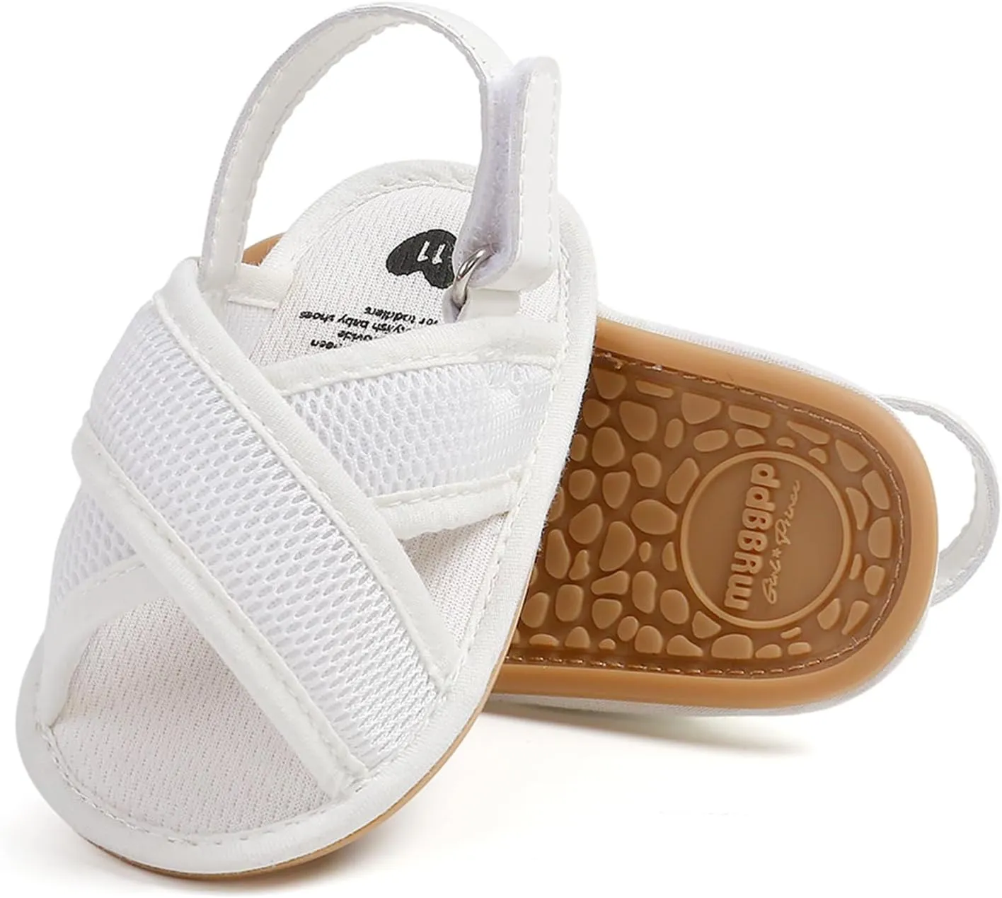 WILLFUN Baby Boys Girls Summer Sandals Closed-Toe Infant Soft Rubber Sole Outdoor Shoes for Toddler First Walkers