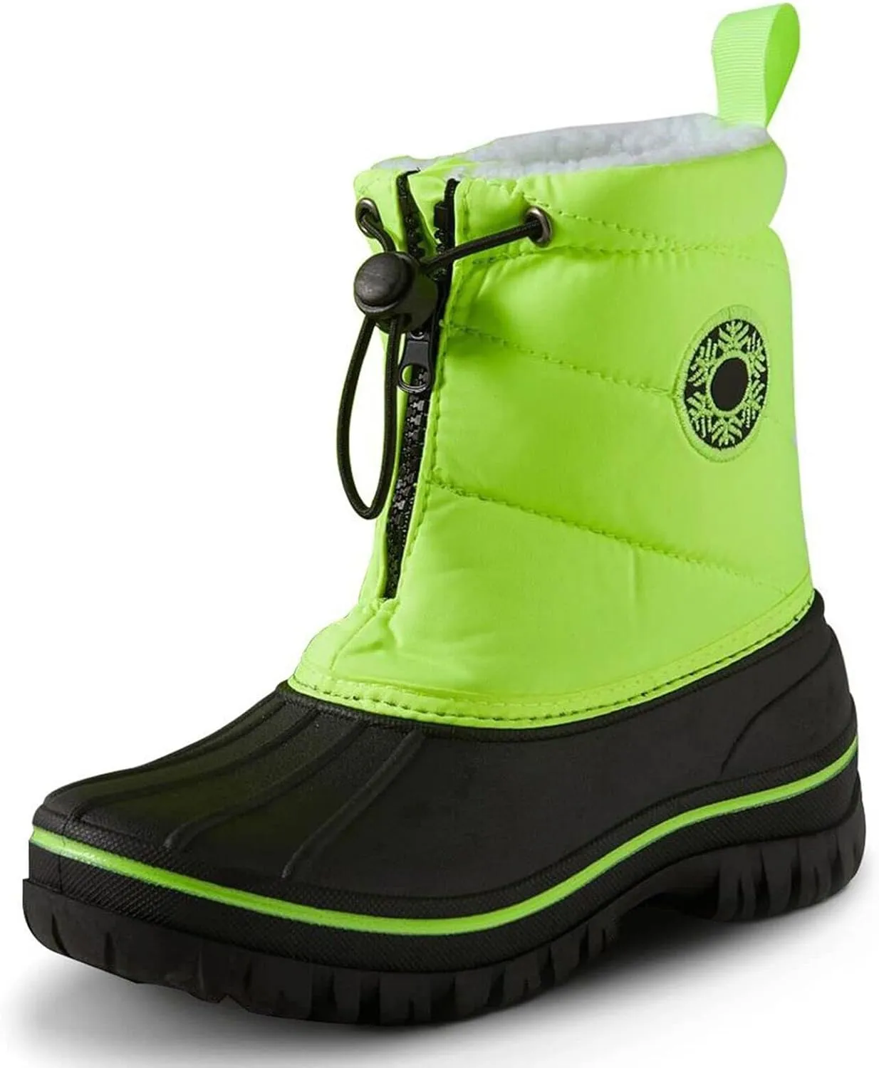 WOJWSKI Boys Girls Snow Boots Kids Winter Outdoor Waterproof Slip Resistant Boots Cold Weather Shoes Hiking Non-Slip (Toddler/Little Kid/Big Kid)