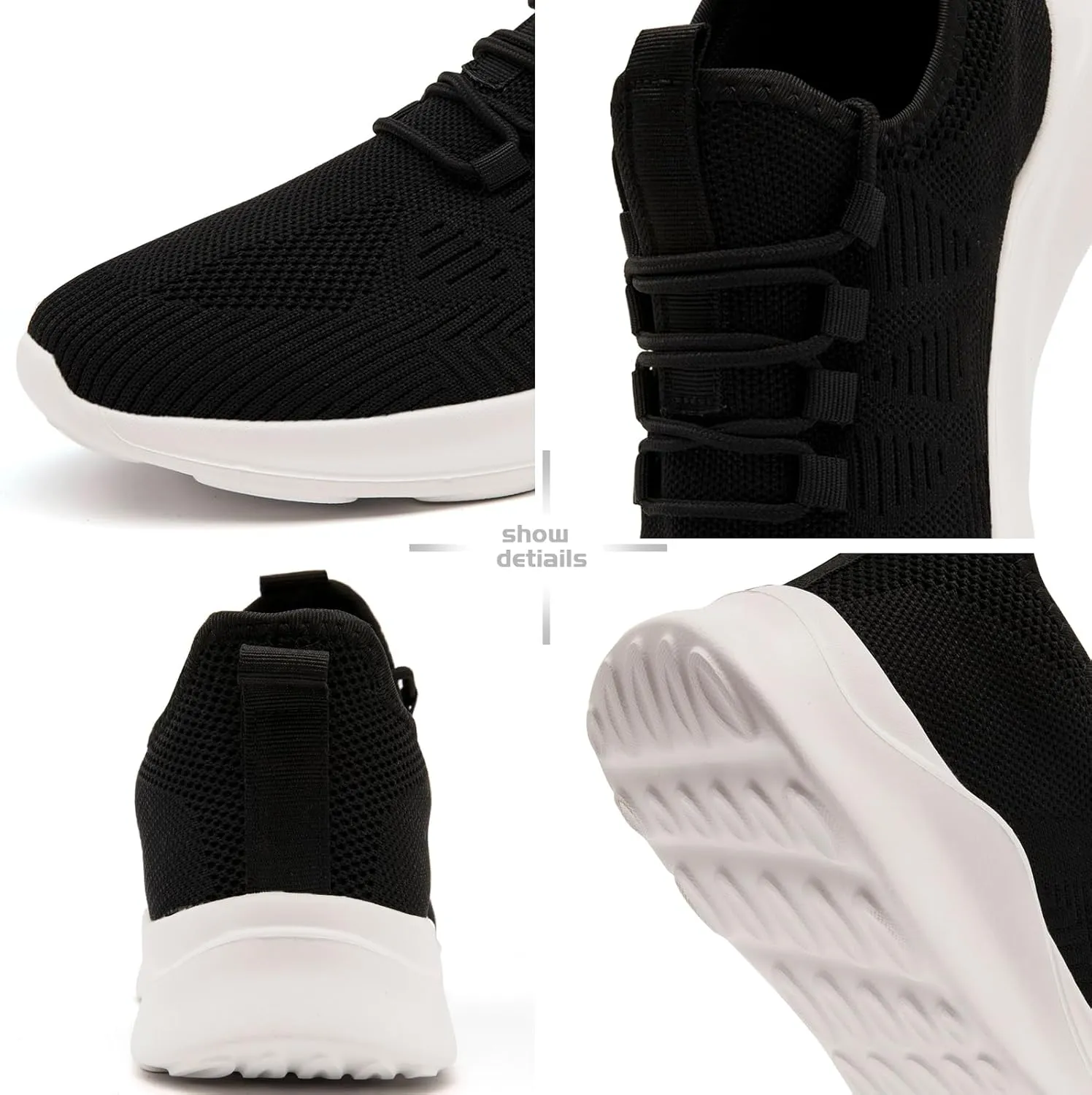 Women Running Shoes Tennis Walking Gym Sneakers Athletic Slip on Workout Sport Shoe