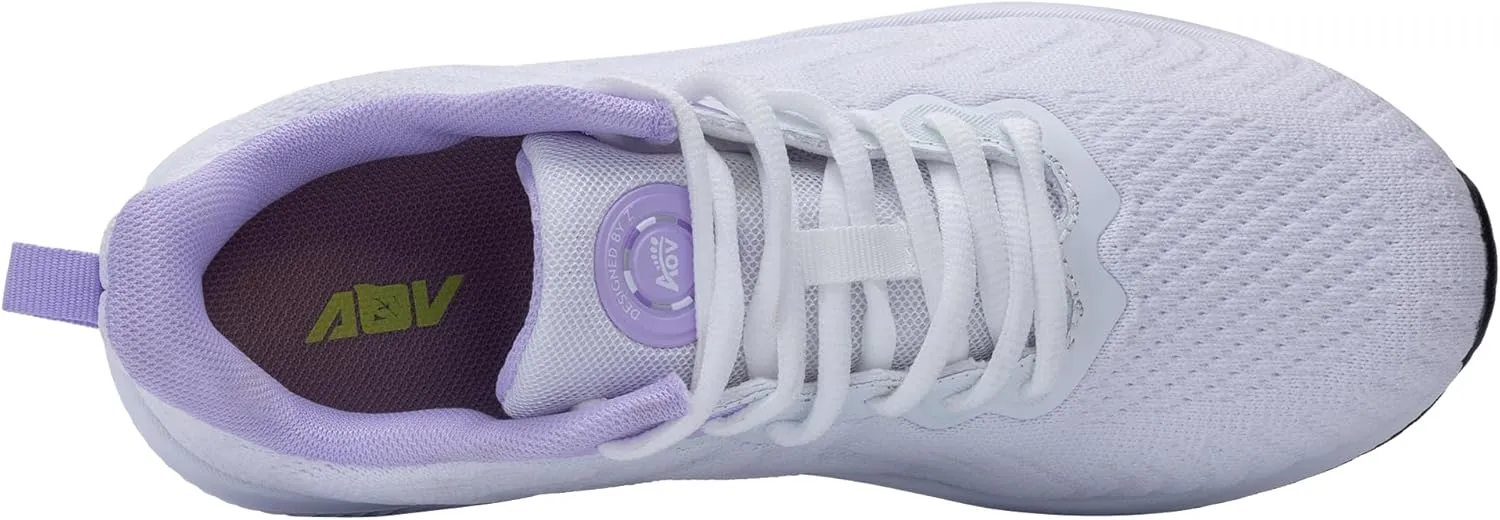 Women Walking Shoes with Arch Support, Casual Comfortable Pain Relief Sneakers for Plantar Fasciiti US 5.5-11
