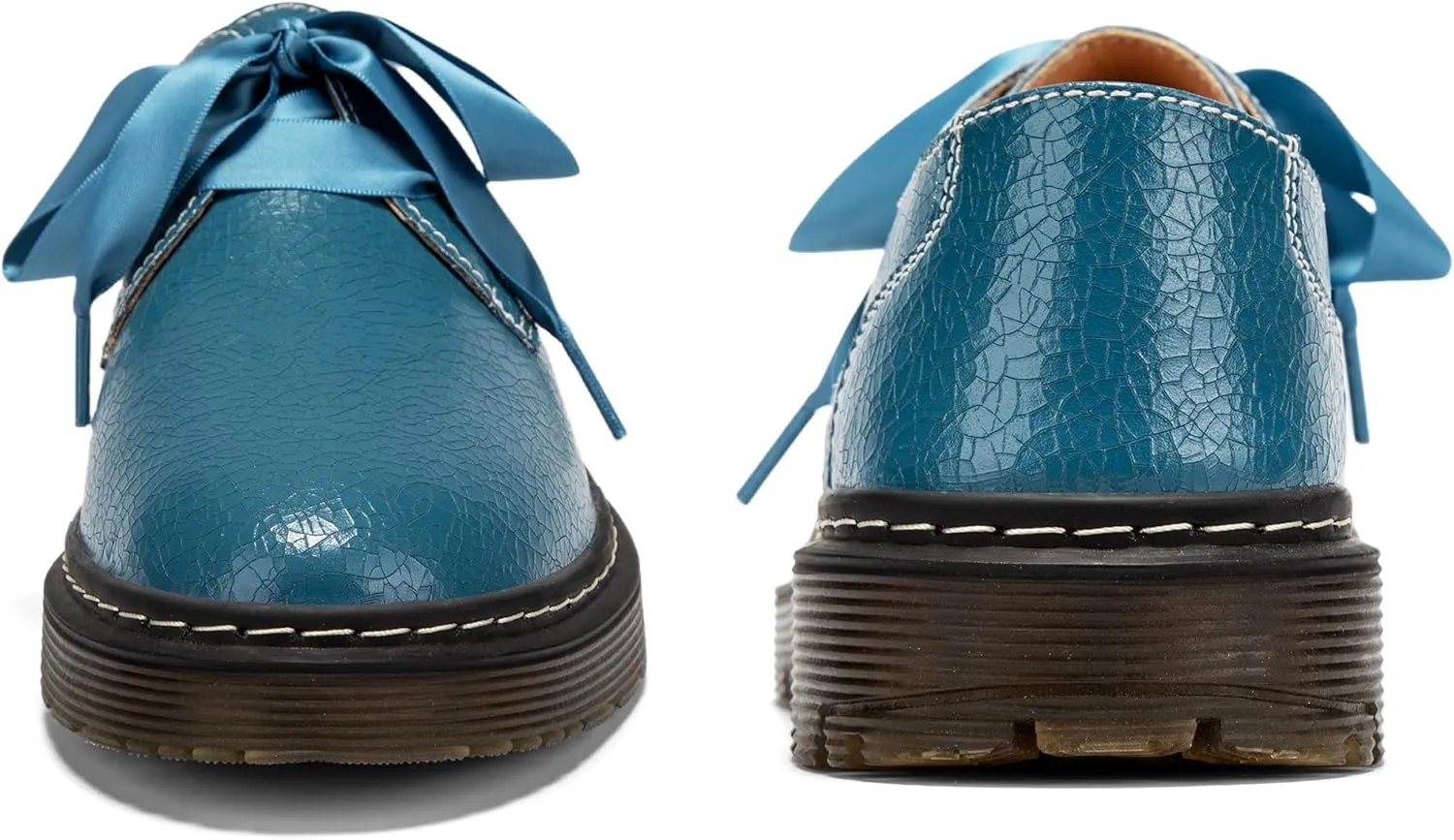 Women's Lace-up Loafers Slip-on Comfortable & Light-Weight Office Dress Shoes