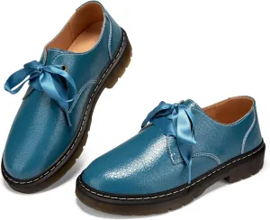 Women's Lace-up Loafers Slip-on Comfortable & Light-Weight Office Dress Shoes