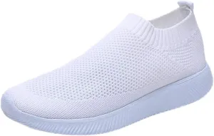 Womens Ladies Walking Running Shoes Slip On Lightweight Tennis Shoes Men Mesh Women Casual Shoes Men Shoes Sneakers Red Tennis Shoe Loafers Shoe