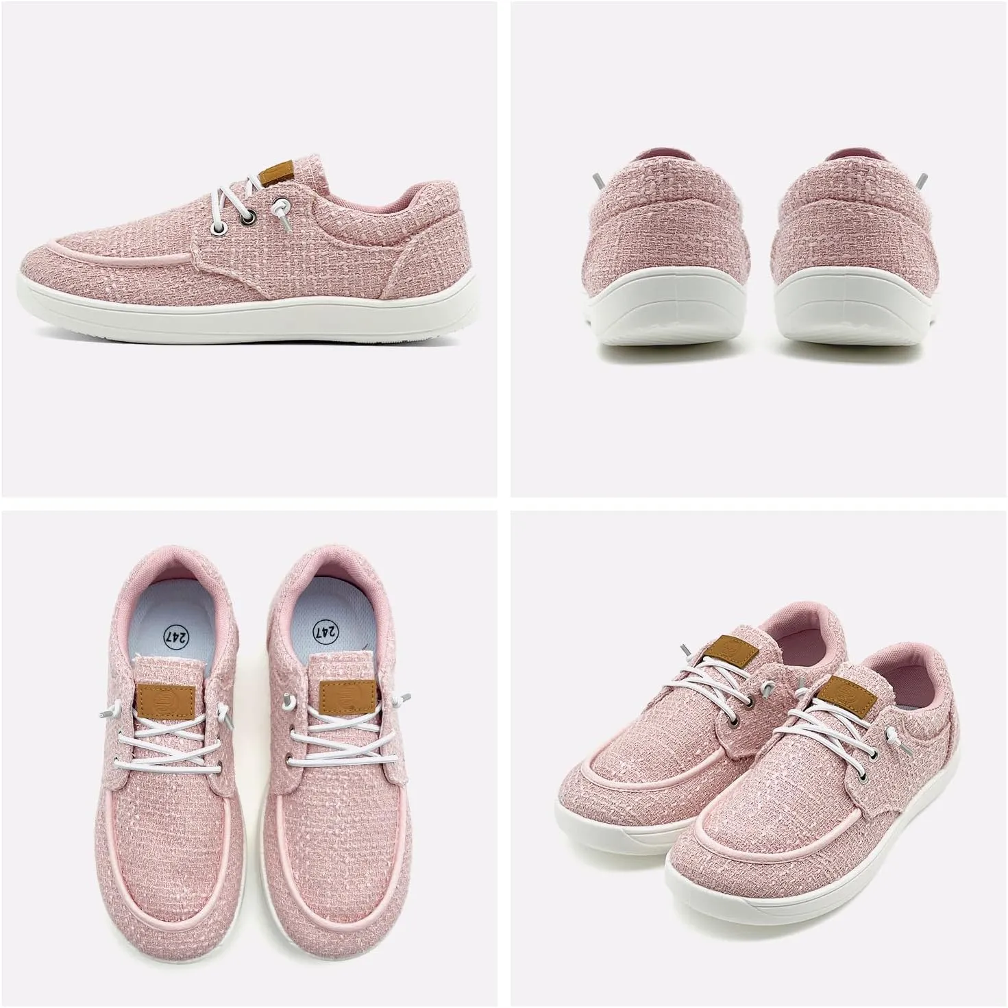 Women's Loafers Slip Ons Shoes Casual Comfortable & Lightweight Canvas Loafers Flats Walking Sneakers, Loafers Size 5.5-Size 12