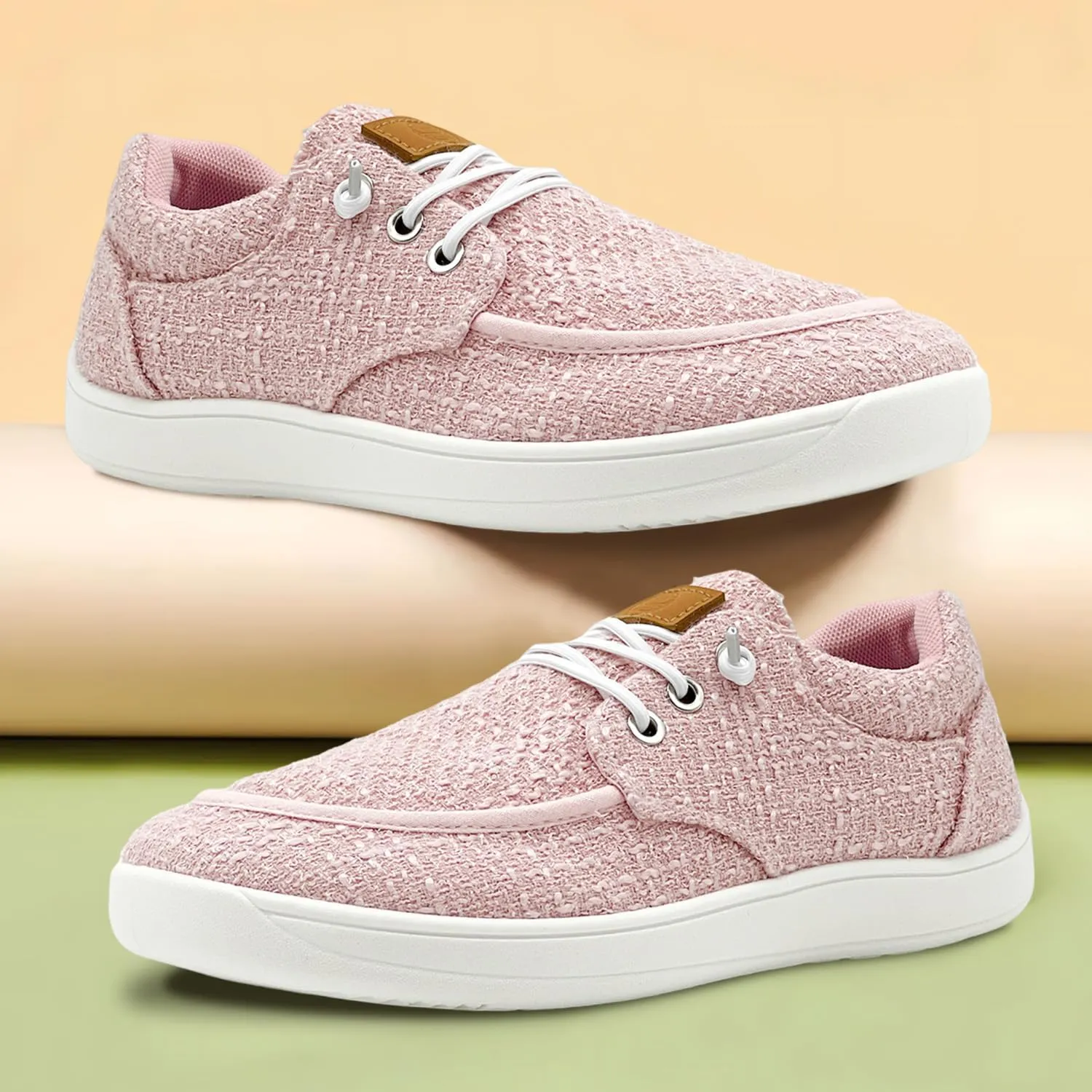 Women's Loafers Slip Ons Shoes Casual Comfortable & Lightweight Canvas Loafers Flats Walking Sneakers, Loafers Size 5.5-Size 12