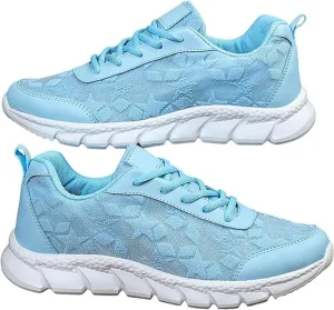 Women's Luxury Orthopedic Sports Shoes, Hollow Breathable mesh Shoes, Lightweight and Comfortable Tennis Running Shoes, Low-top Comfortable Women's Walking Sports Shoes