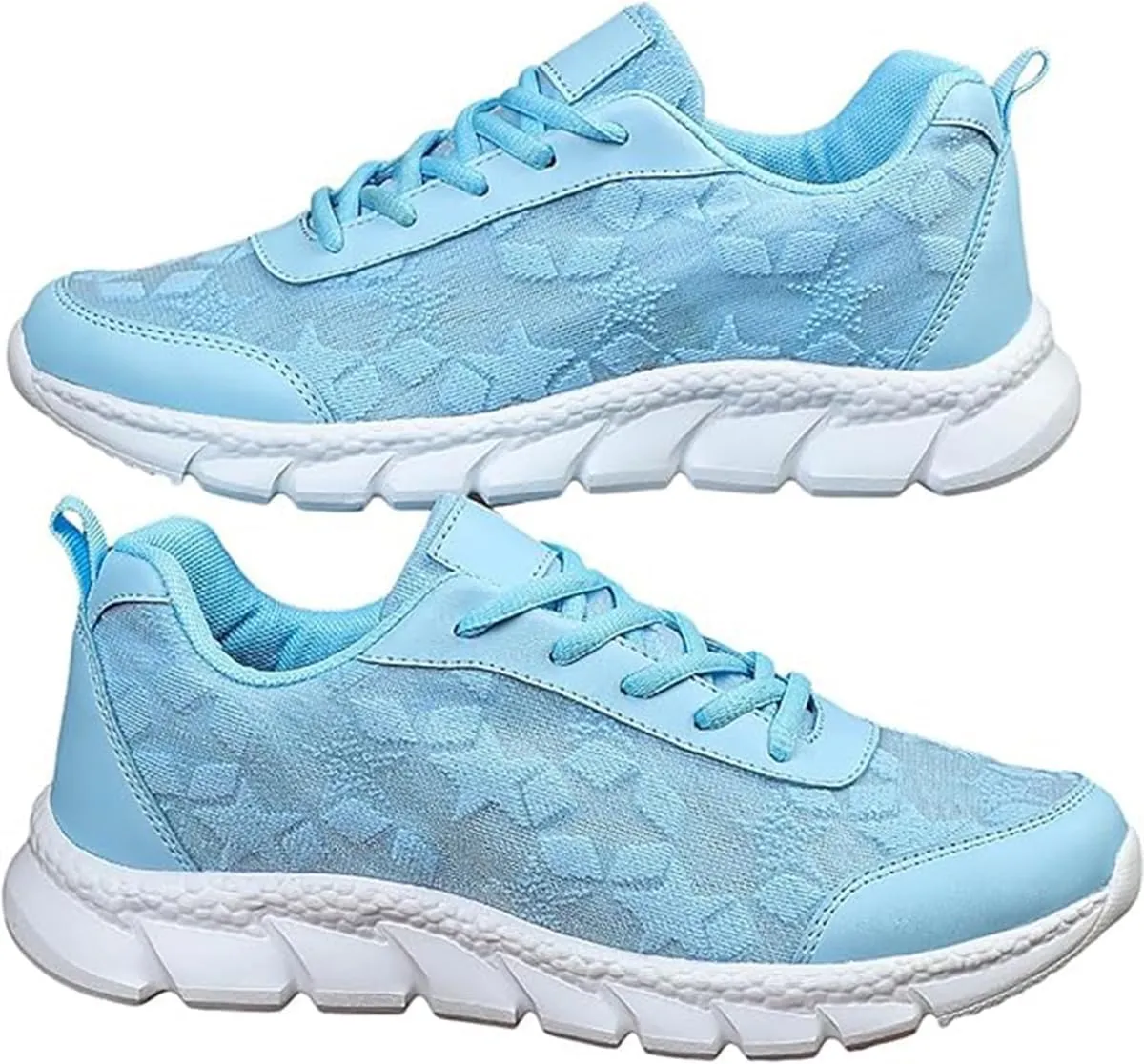 Women's Luxury Orthopedic Sports Shoes, Hollow Breathable mesh Shoes, Lightweight and Comfortable Tennis Running Shoes, Low-top Comfortable Women's Walking Sports Shoes